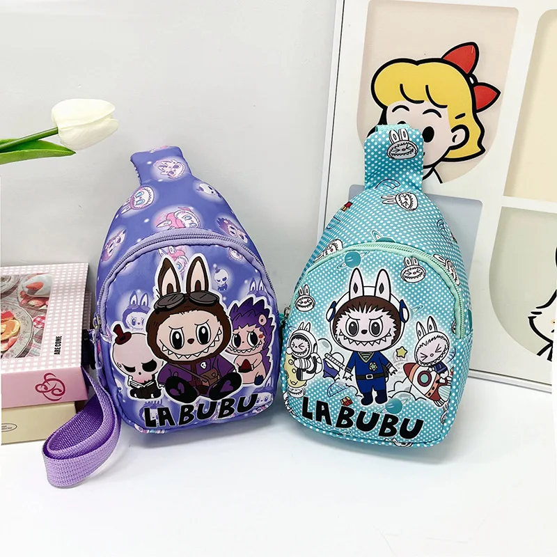 

Labubu Messenger Bag Children'S Crossbody Bag Cartoon Cute Primary School Backpack The Monster Labubu Kindergarten Gift