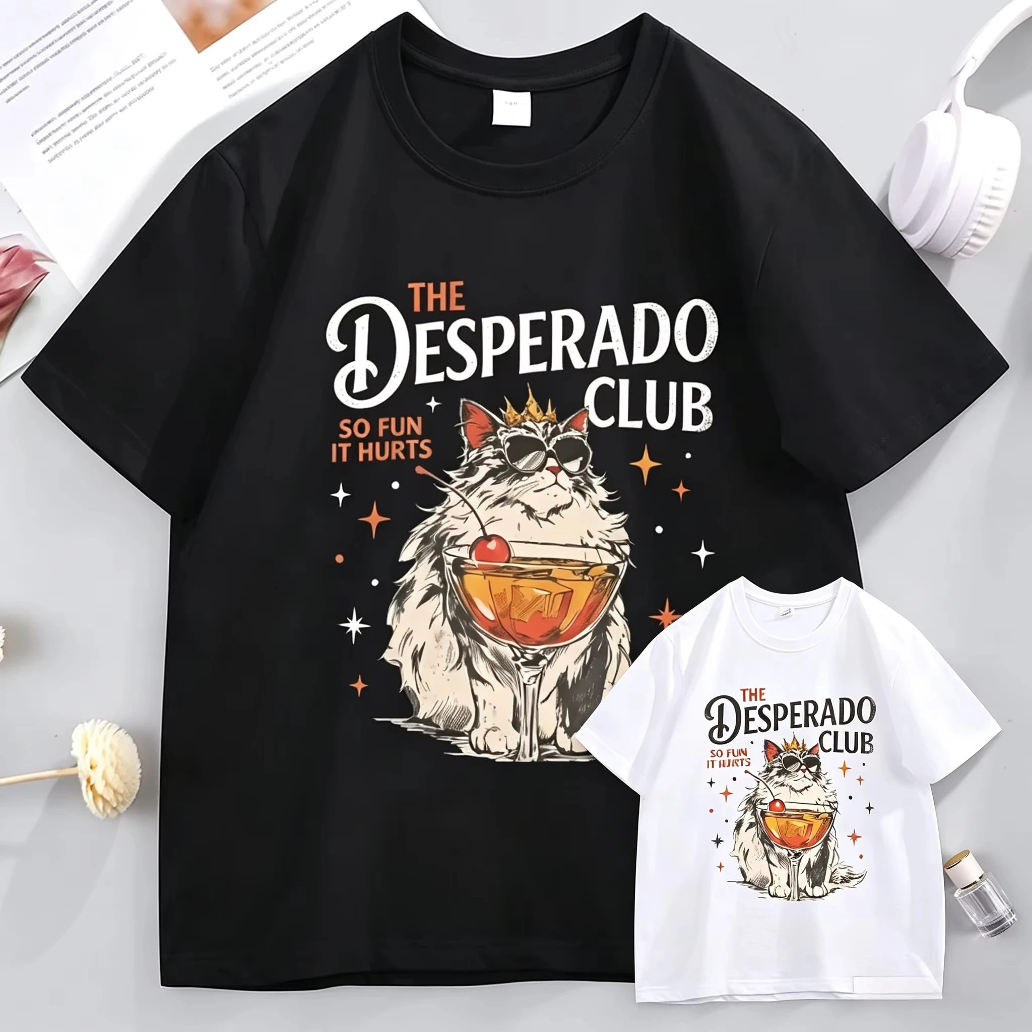 Princess Donut Approved T-Shirt The Desperado Club Tee Men Women Dungeon Crawler Carl Gaming Tshirt Streetwear Summer Cotton New