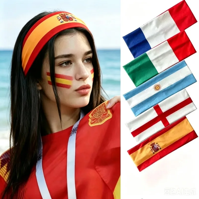 2026 National Flag Football Sports Headband Both Boys and Girls Can Use It.