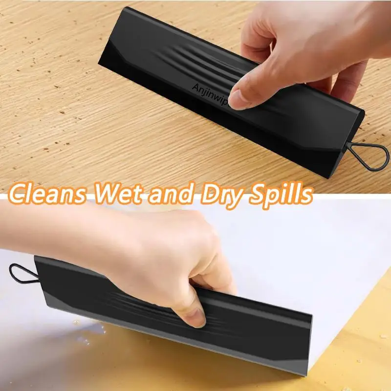 

1PCS Multi-Surface Silicone Squeegee - Non-Scratch Flexible Water Wiper for Showers, Windows & Countertops