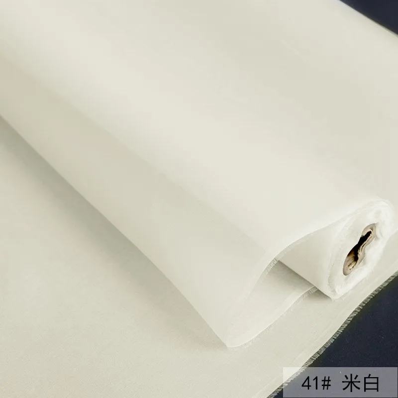 

5momme silk organza wedding dress fabric gauze wide