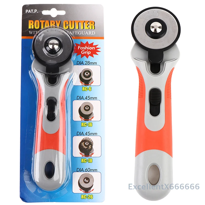 

45mm Rotary Cutter for Fabric Paper - Circular Cutting Patchwork Craft Leather Tool