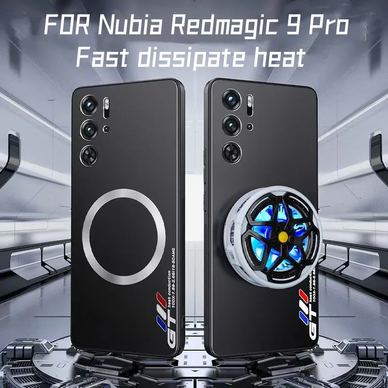 

Graphene Cooling Case for Nubia Redmagic 9 Pro Plus Case Heat Dissipation Magnetic Wireless Charging Cover For Redmagic 8 7 Pro