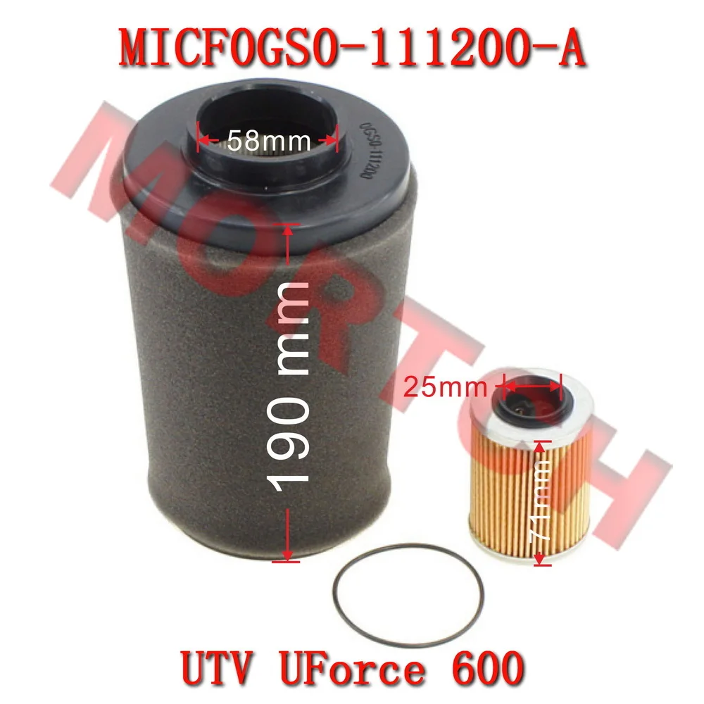 

Air Oil Filter Element 0GS0-111200-00001 0800-011300-0004 for CFMoto UForce 600 625 UTV CF600UTR T1b CF600UU CF600UZ 0GS0-111200