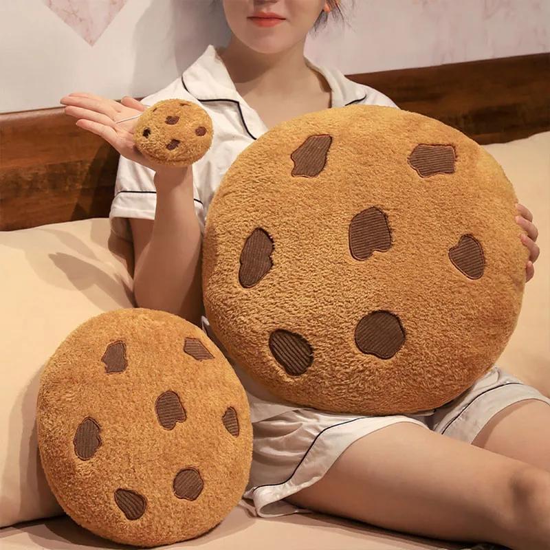 Cojín de galleta de felpa para dormitorio y sofá, cojín decorativo para asiento, almohada para siesta, cojín suave para sentarse, regalo de Navidad, 1-5 uds.
