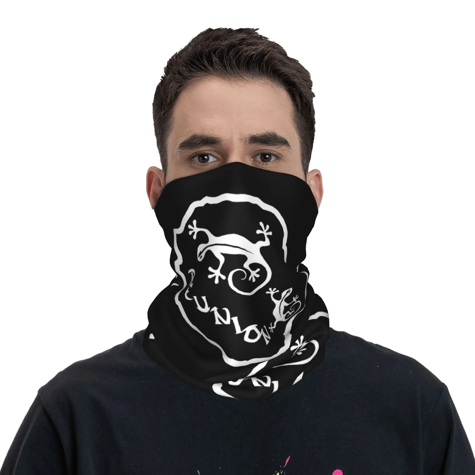 Bandana Personalizada 974 Ilha de Réunion para Caminhada e Ciclismo, Lenço Multifuncional para Homens e Mulheres, Balaclava Térmica Ilha de Réunion