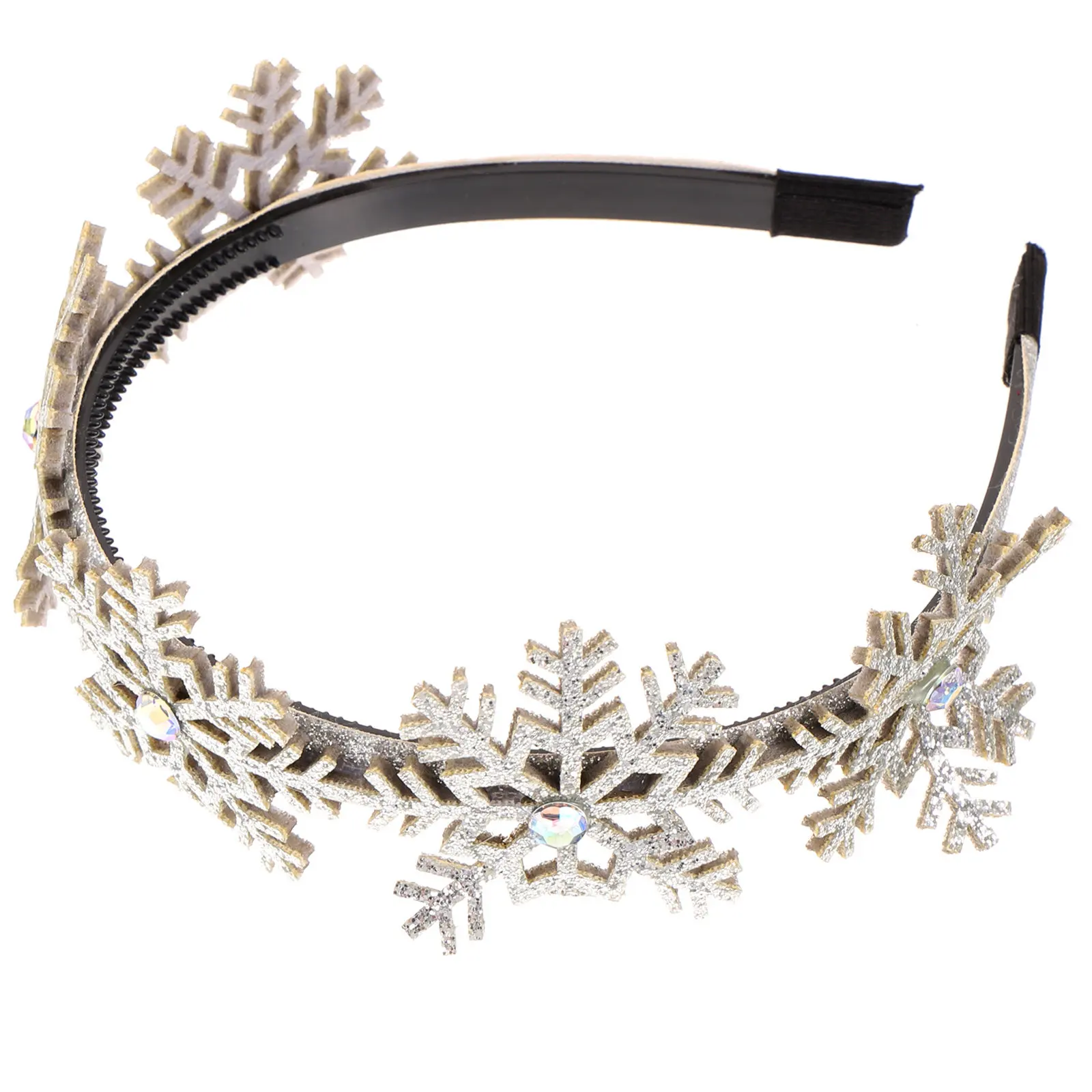 Xmas Snowflake Hair Hoop Durable Classic Design Headdress Party Festival Christmas Hair Accessories Photo Prop Headband