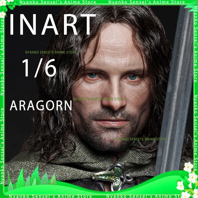 In Stock INART Queen Studios Aragorn The Lord of The Rings AG-A005S1  Rooted Hair Ver. Collectible Action Figure Anime Model Toy