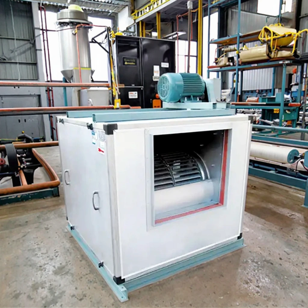 2500 CFM Free Standing Inline Cabinet Fan Blower 220V High Air Flow Cast Iron Blade With Forward Impeller OEM & ODM Supported