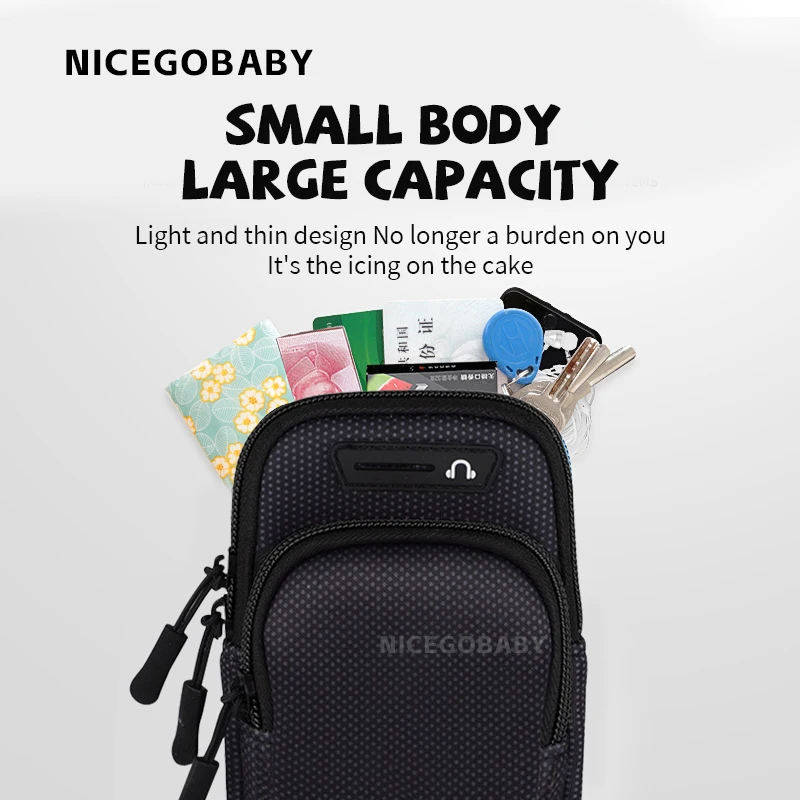 Mobile phone bag Running mobile phone wrist Universal arm Men's and women's Apple Outdoor arm cover Fitness equipment Waterproof image 4