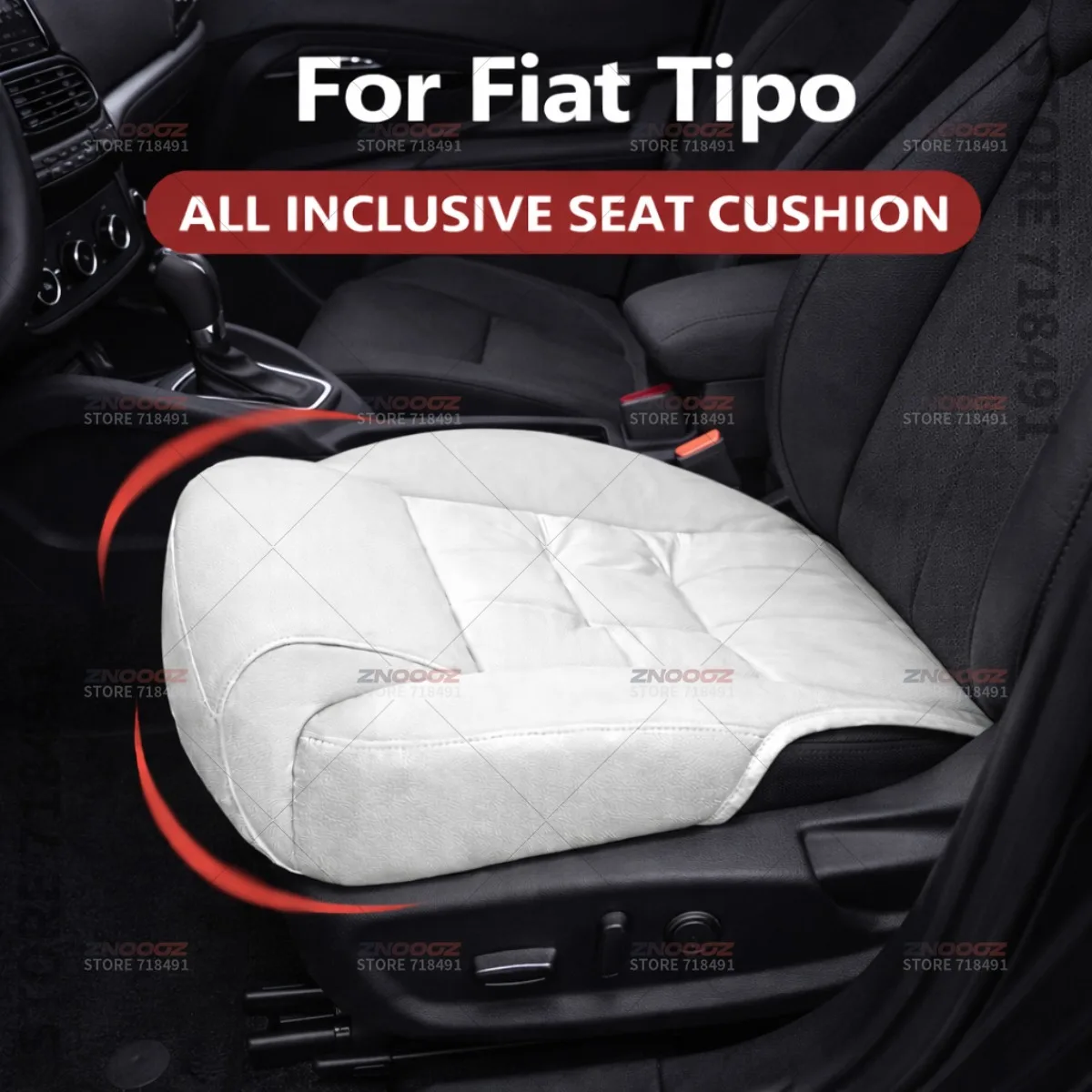 

Подушка-удлинитель для автомобильного сиденья с эффектом памяти, подставка для ног, аксессуары для салона автомобиля Fiat Tipo