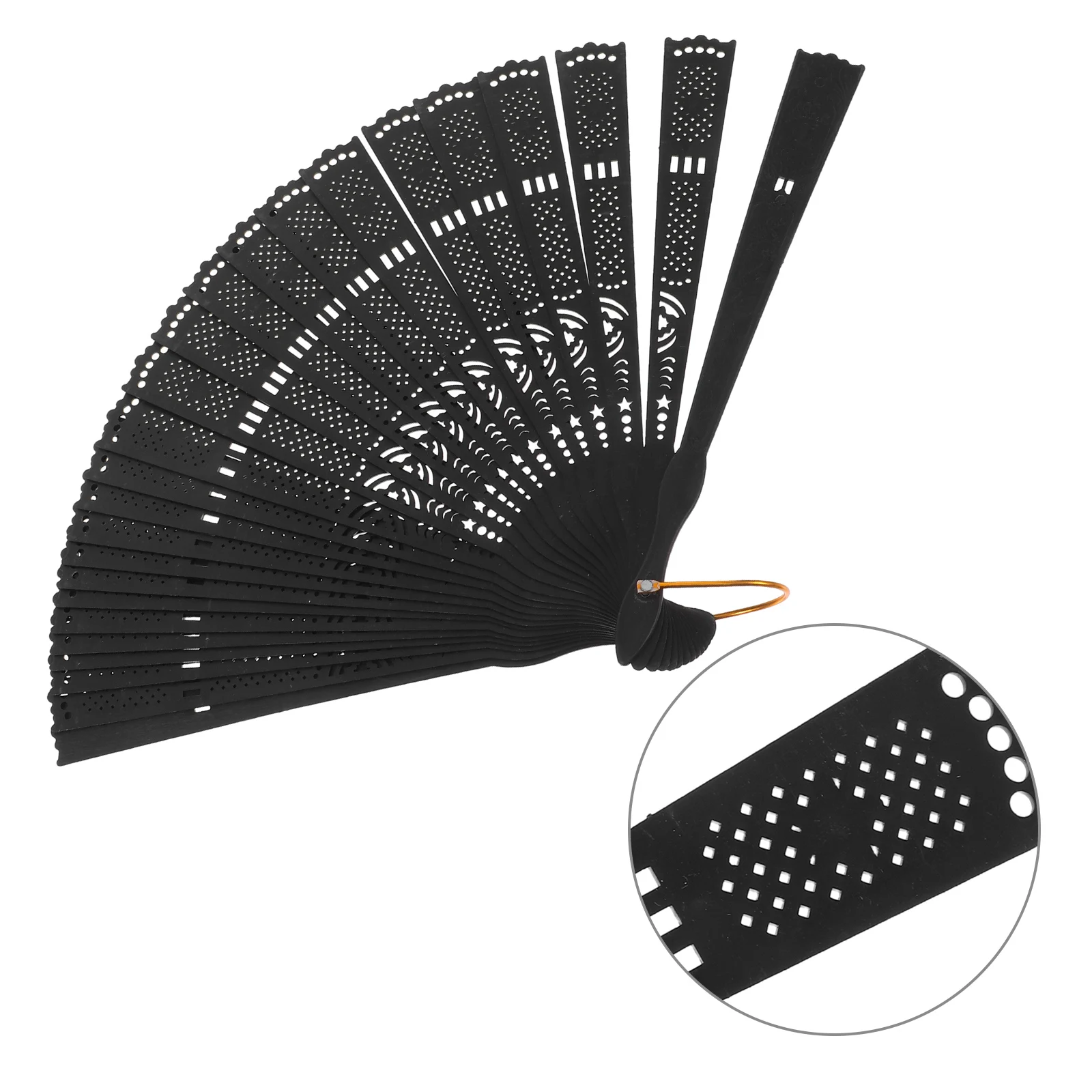 

Folding Fan Frame Diy Foldable Making Material Plastic Supplies Kit Tools Creative Design Handmade Projects Sewing Decorations