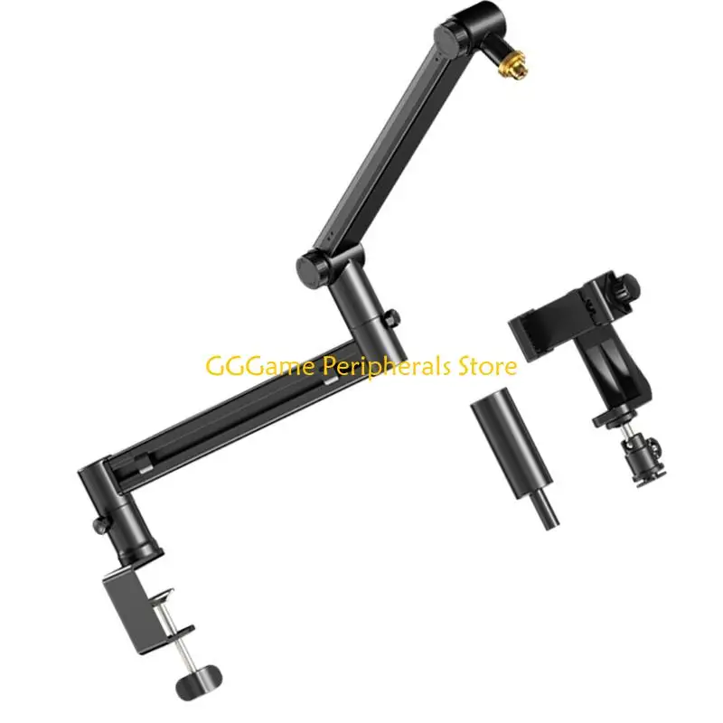 U55B Universal Swing Arm Mic Mount For Broadcasters Musicians And Content Creators