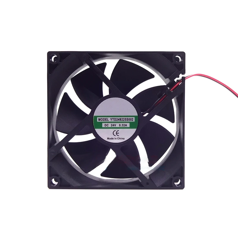 1PC New YTD249225S002 24V 0.32A 9025 9CM 2 Wires Welding Machine Cooling Fan