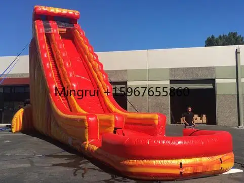 Custom Waterslide Heavy 15ft Toboganes  Inflatable Water Slide Slides The City For Rental