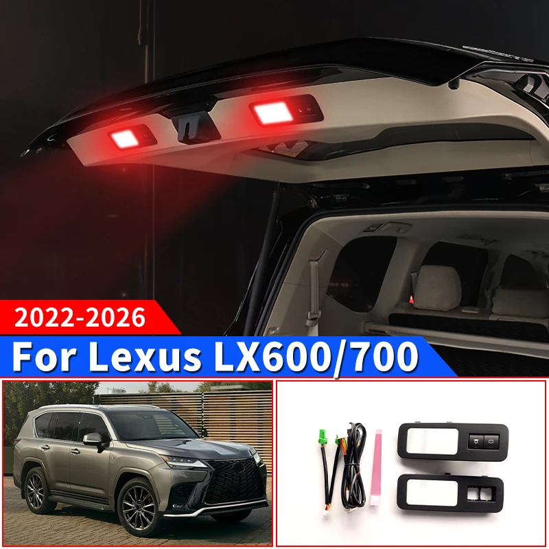 

For 2022-2026 Toyota Lexus LX600 LX700h Car Trunk Warning Light Durable Provides Safety Warning Easy Installation Upgrade Parts