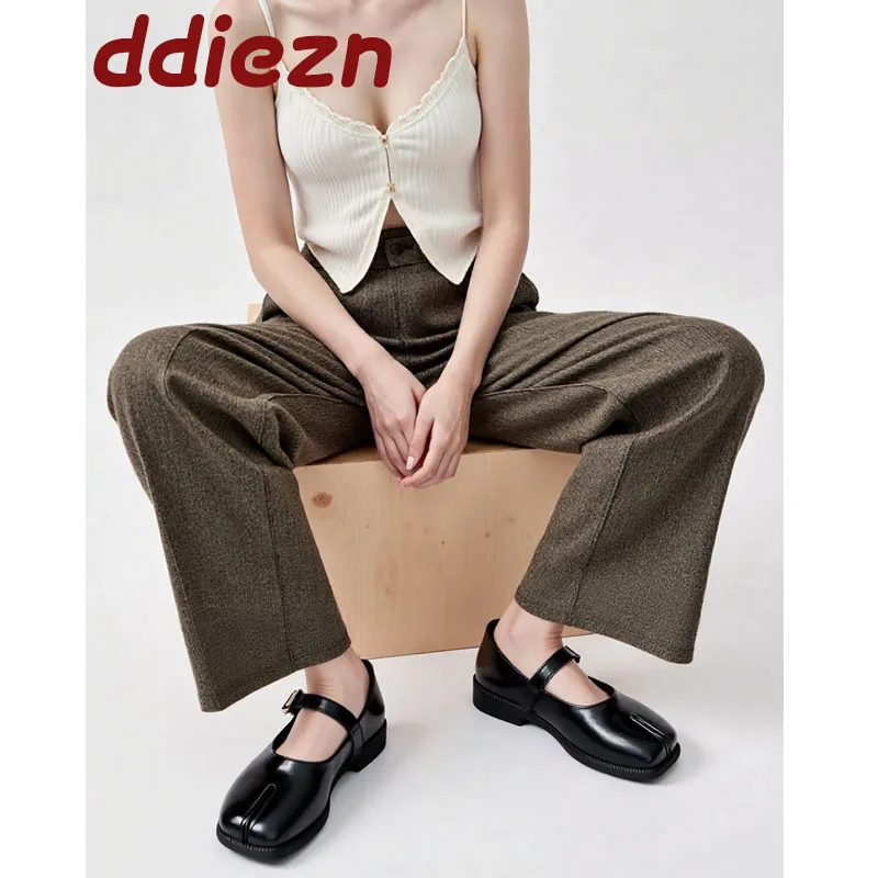 

Spring Autumn Female Buckle Strap Women Flats New Shoes Fashion Strange Toe Footwear Mary Janes Flats With Shoes For Ladies