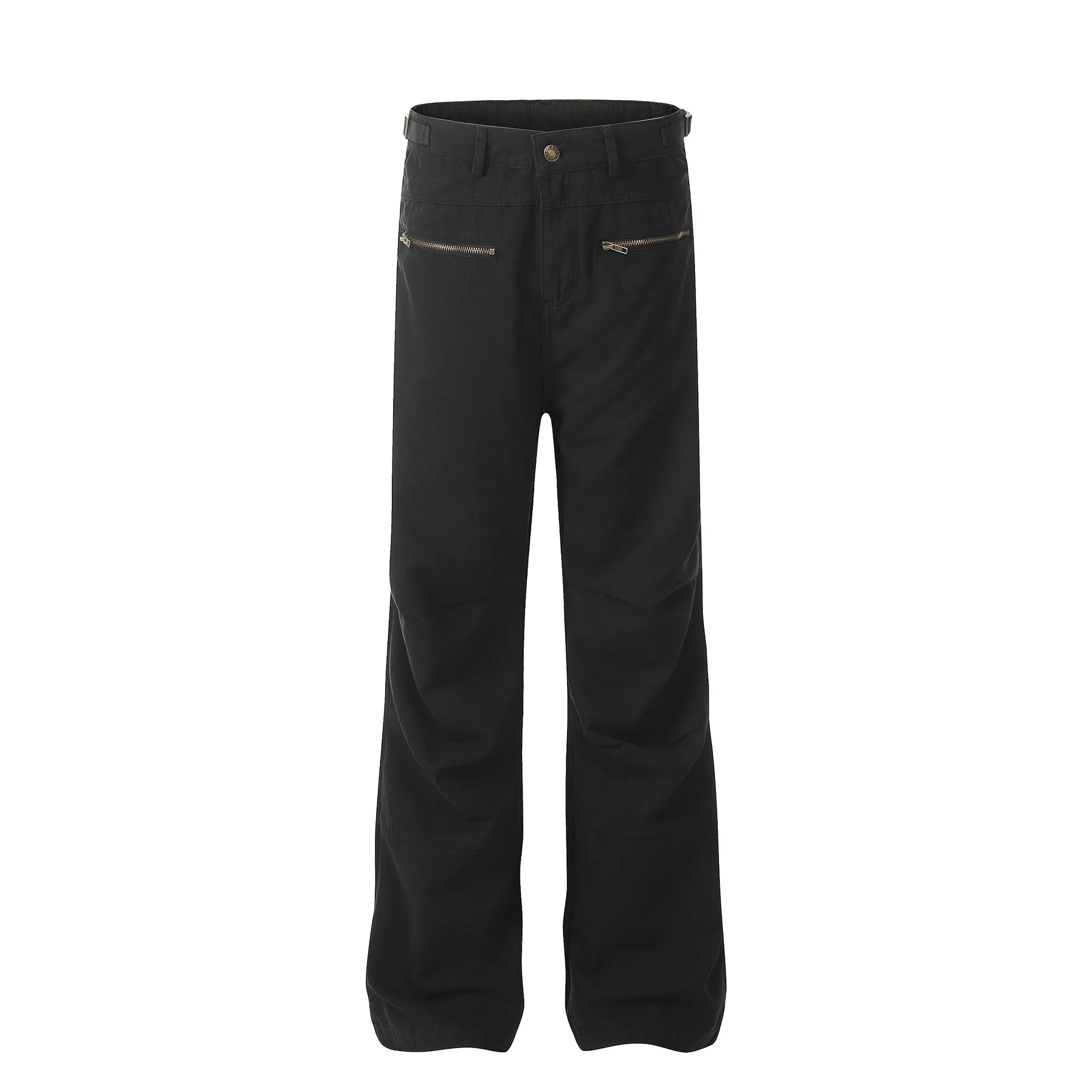 OR FL Trendy Brand High Street Vibe American 100 Cotton Women Cargo Trousers Advanced Design Sense Fold Casual Trousers Pants