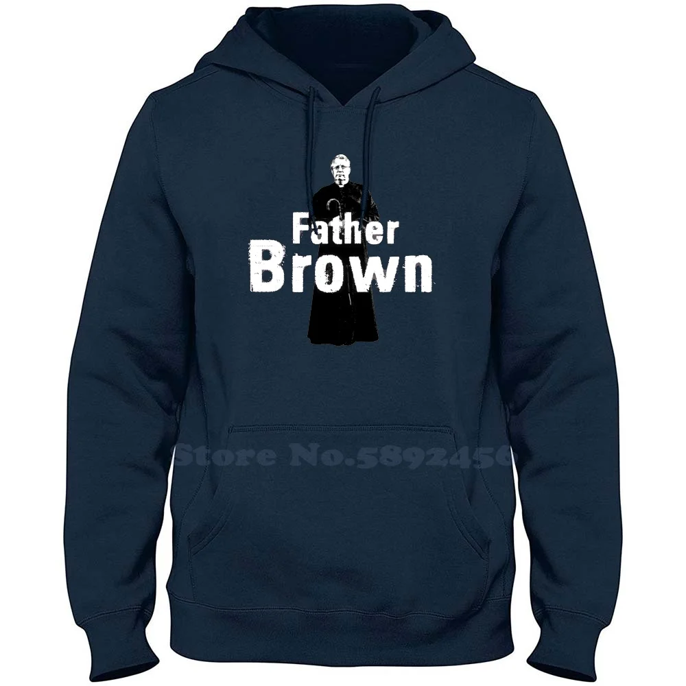 Father Brown 100% Pure Cotton Hoodie Gk Chesterton G K Innocence Of Father Brown Fr Brown Mystery Mysteries Mark Williams