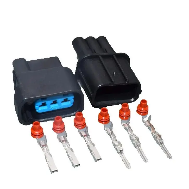 shhworldsea 3 Pin Female Male Wire Connector For Honda   6189-0728 K-Series S2000 Automotive Waterproof Socket Ignition Coils Pl