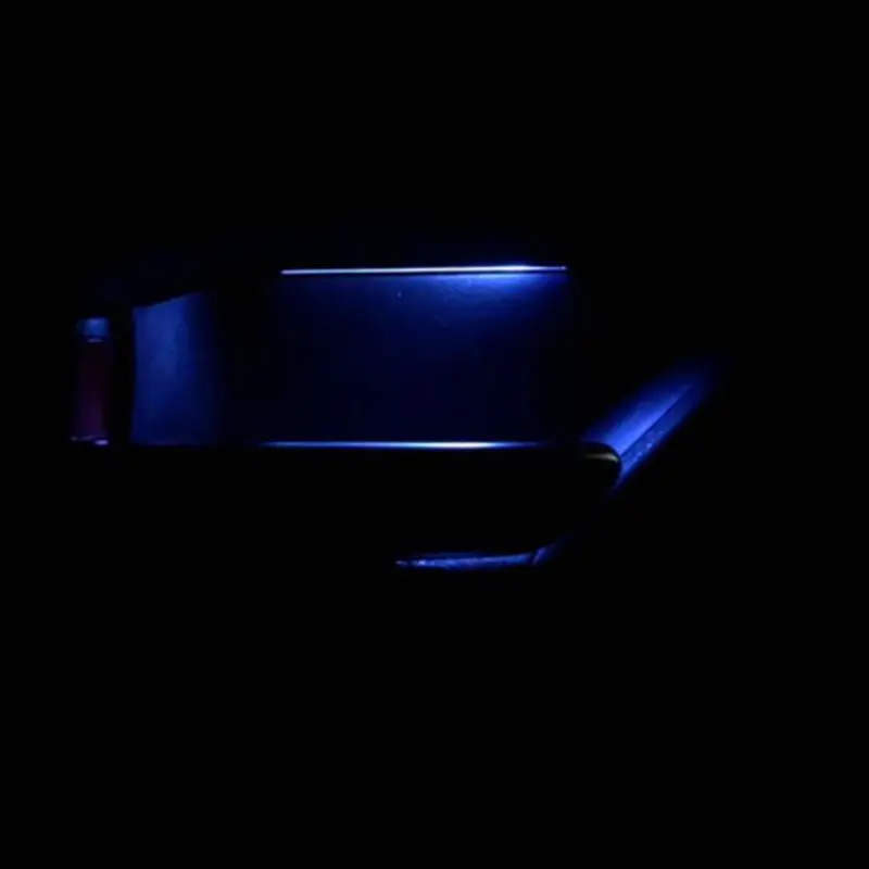 Luz LED decorativa para Interior de coche, consola central, Luz Azul de ambiente para Toyota Camry 2018, 2019, 2020, 2021, 2022, cuenco de cuatro