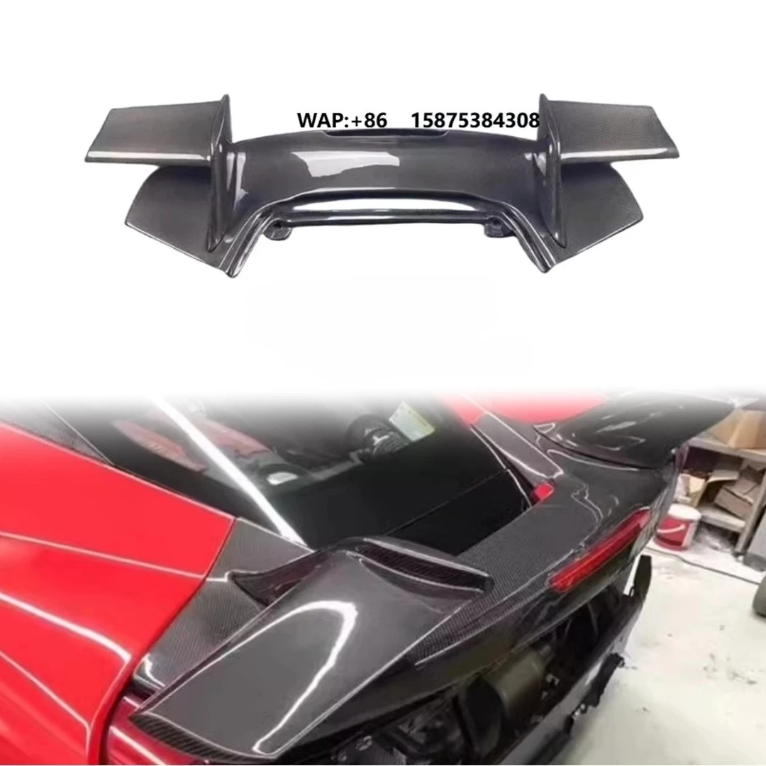 

New KSUI High Performance M Style Carbon Fiber Rear Spoiler for 488 GTB Tail Wing Separator Body Kit