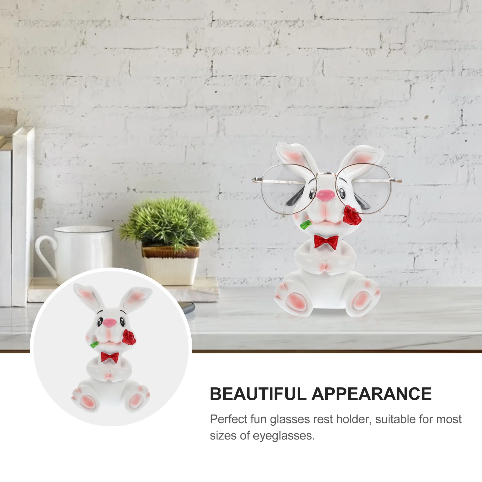 

Animal Spectacle Holder Display Easel Tabletop Funny Cartoon Style Eyeglass Ornament Creative Glasses