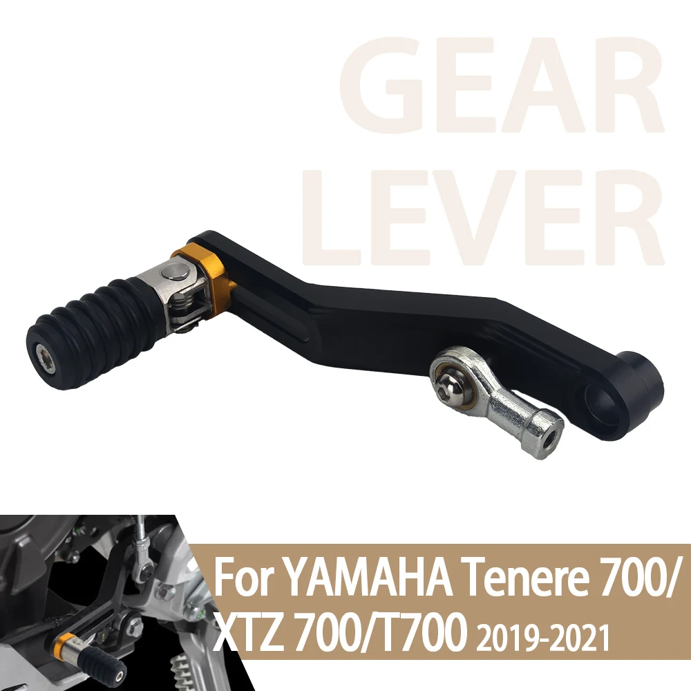 For TENERE 700 Gear Shift Lever For TENERE700 XTZ700 RALLY T7 World Raid Motorcycle Accessories Folding Gear Shifter 2019-2023