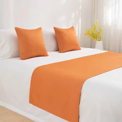 Hot Sales Water Ripple Bed Runner Throw Home Hotel Decoration Bed Flag Wedding Bedroom Bed Tail Towel Pillowcase Laying Blanket