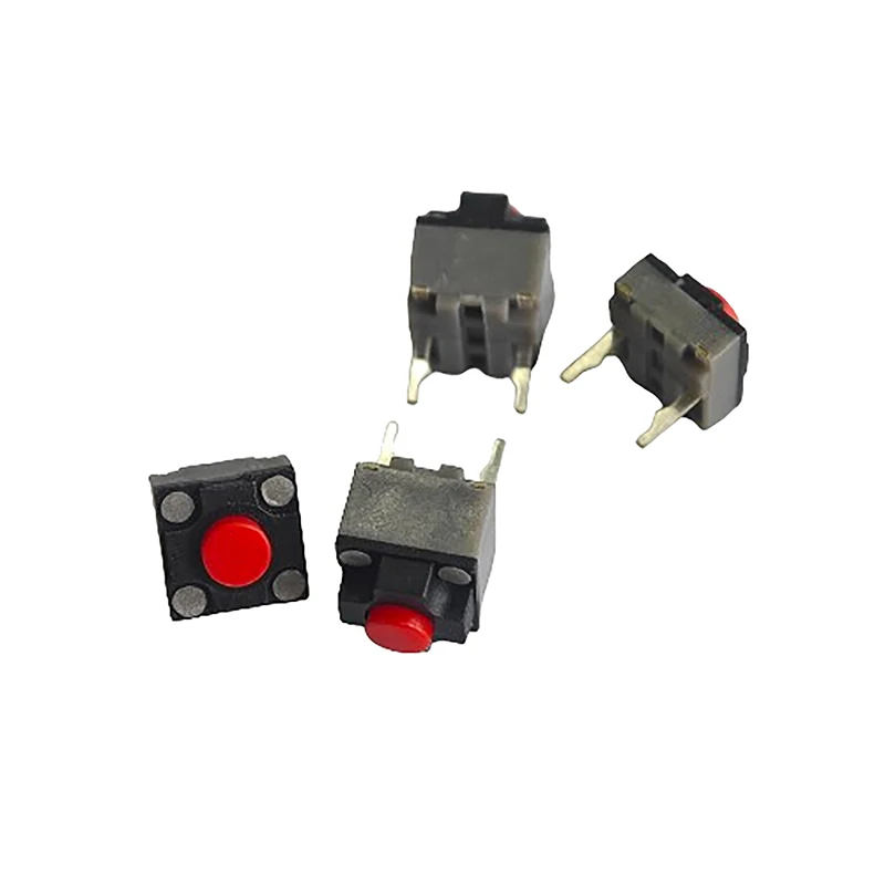Silent Mouse Button Components: 10-Pack DIY Accessories for Kailh 4.3/7.3MM Mute Button
