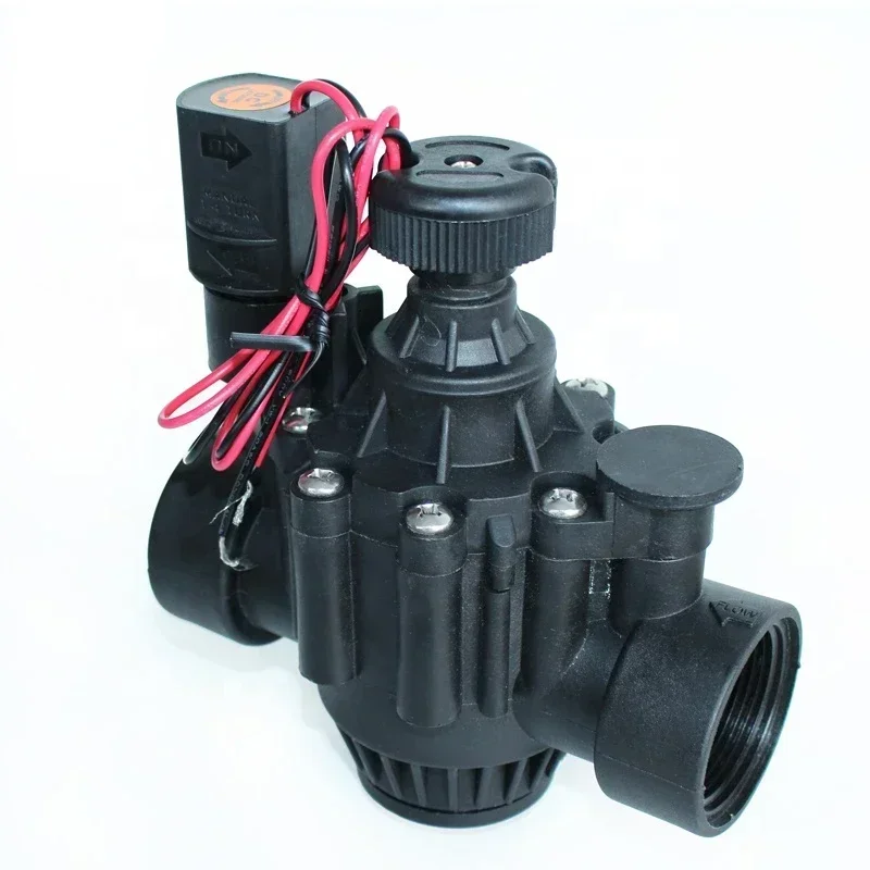 

Hot Sales150P 1.5" Solenoid Valve 1-1/2 INCH Electric Magnetic Plastic Irrigation Remote Flow Control Globe And Angle AC DC Latc