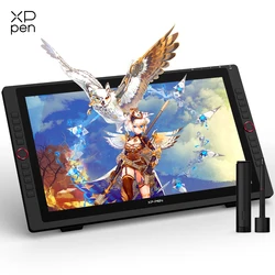 XPPen Artist 22R Pro Tablet graficzny Monitor 21,5 cala Tablet do rysowania Wyświetlacz 60 nachylenia 20 klawiszy skrótów 2 koła 120% sRGB