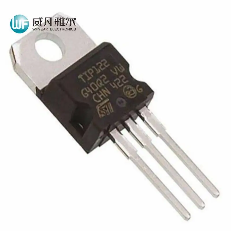 100% originale TIP122 Darlington transistor NPN Power electronic data systems