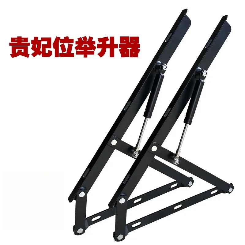 Hydraulic bed with air pressure rod Tatami high box bed lift 0.4 meters princess bed frame furniture lifting support rod
