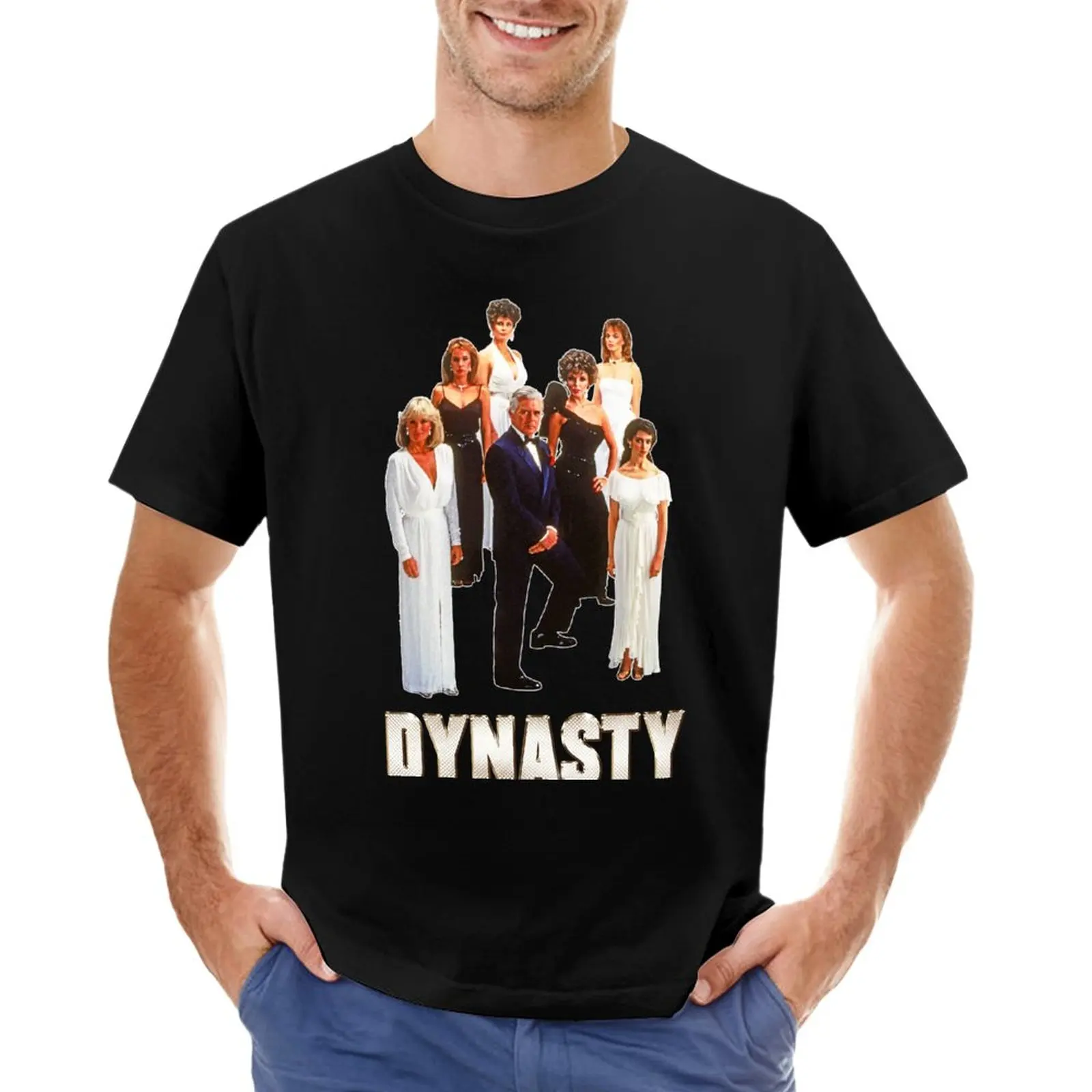 

Dynasty 80s Retro Throwback Cast Tribute T-Shirt tees shirts graphic tees t shirts for men