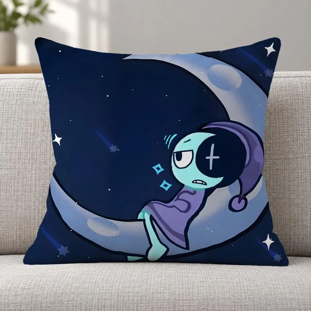 Game Dandy's World A-Astro Cushion Cover Soft Plush Decorative Sofa Bedroom Living Room Car Dorm Home Decor Gift