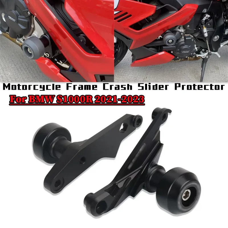 For BMW S1000R S 1000R 2021-2023 Motorcycle Frame Crash Slider Protector Pads Motor Anti-falling Protection Crash Pads