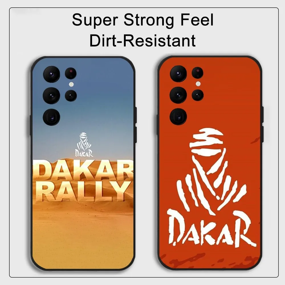 Rally D-Dakar Logo Phone Case Samsung S series s20 s21 s22 s23 s24 FE Plus Ultra TPU Soft to Skin-friendly case