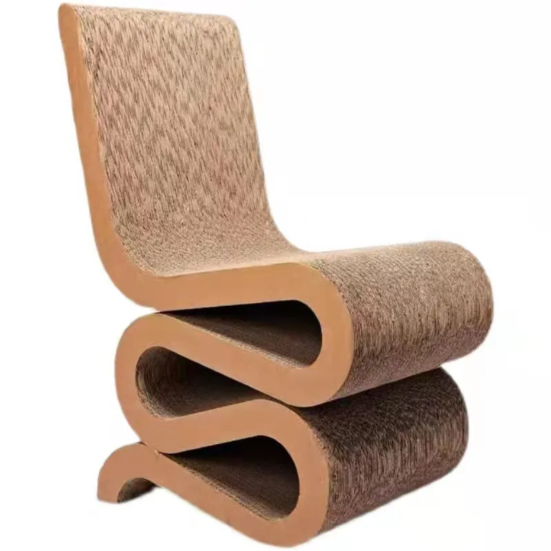 

special-shaped leisure chair living room study bed and breakfast balcony abstract art S-shaped chair household art chair