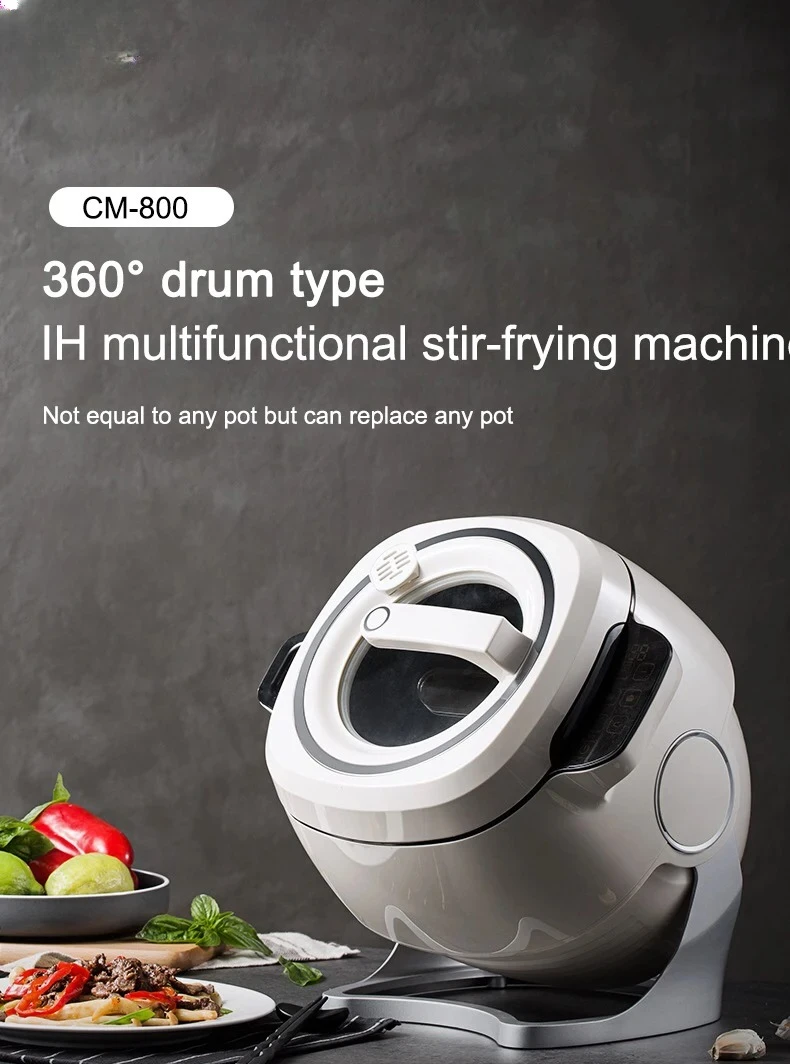 110V 220V Automatic Intelligent Cooking Machine Professional Commercial Food Stir Frying Machine Electric Robot Cooking