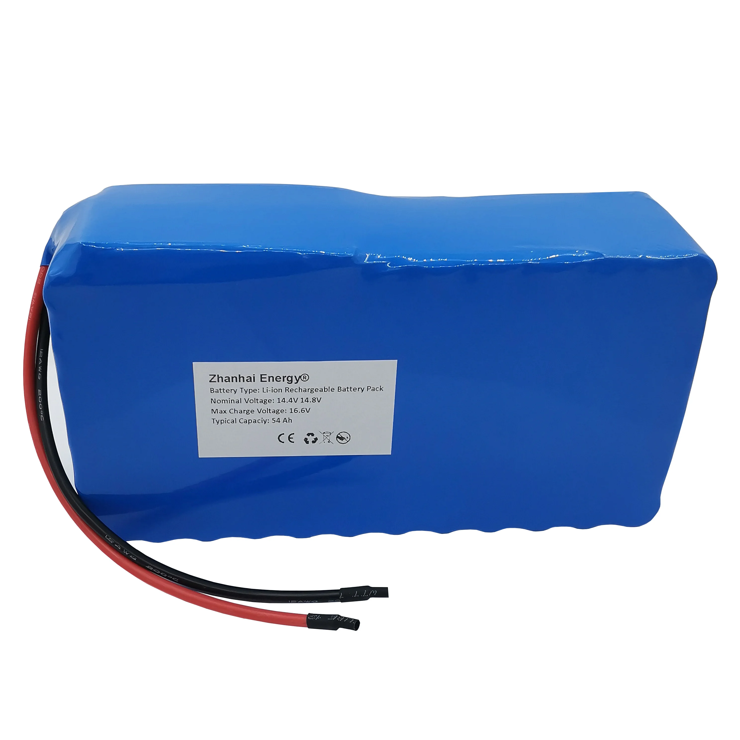 14.4V 14.8V 54Ah 18650 Li-Ion Cylindrical Rechargeable Battery Pack 4S 18P Suitable For Compression Motors Below 1000W New