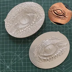 Metal Dragon's Eye leather embossing mold Three-dimensional yin and yang mold Dragon's eye metal embossing mold