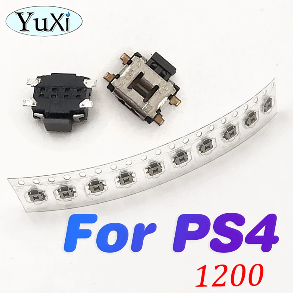 1Pcs For PS4 1200 DVD Drive Doard On OFF Button Power Switch Button Key For PlayStation 4 Slim CUH-1215 SAC-001 Console Repair