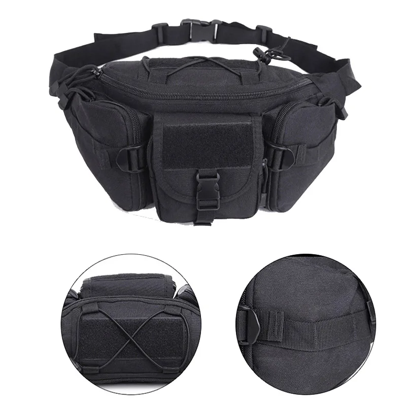 

Military High Quality Outdoor Tactical Sports Waist Bag Multi purpose Bag Camping Hiking Running Fishing
