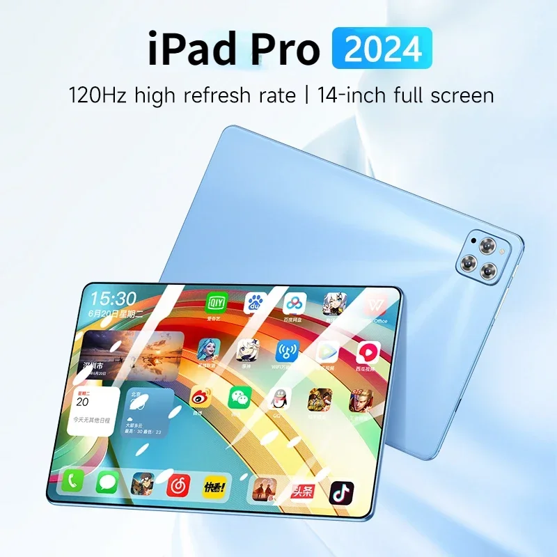 Original Tablet iPad Air Pro 14Inch 16GB 1TB Global Version tablet Android 13 Core Pad Tablet PC Phone Dual Wifi GPS 태블릿 2024