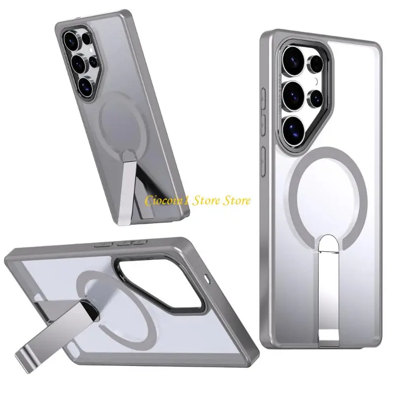 A3PC Protective Shell Case with Kickstand Cover for S25 Full Coverage Housing Scratch Resistant