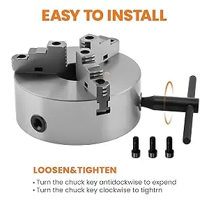 6/8/12/15 Inch 3 Jaw Scroll Chucks Magnetic & Hydraulic Power Steel Lathe Chuck For CNC Lathe Machine Manual/Magnetic Work