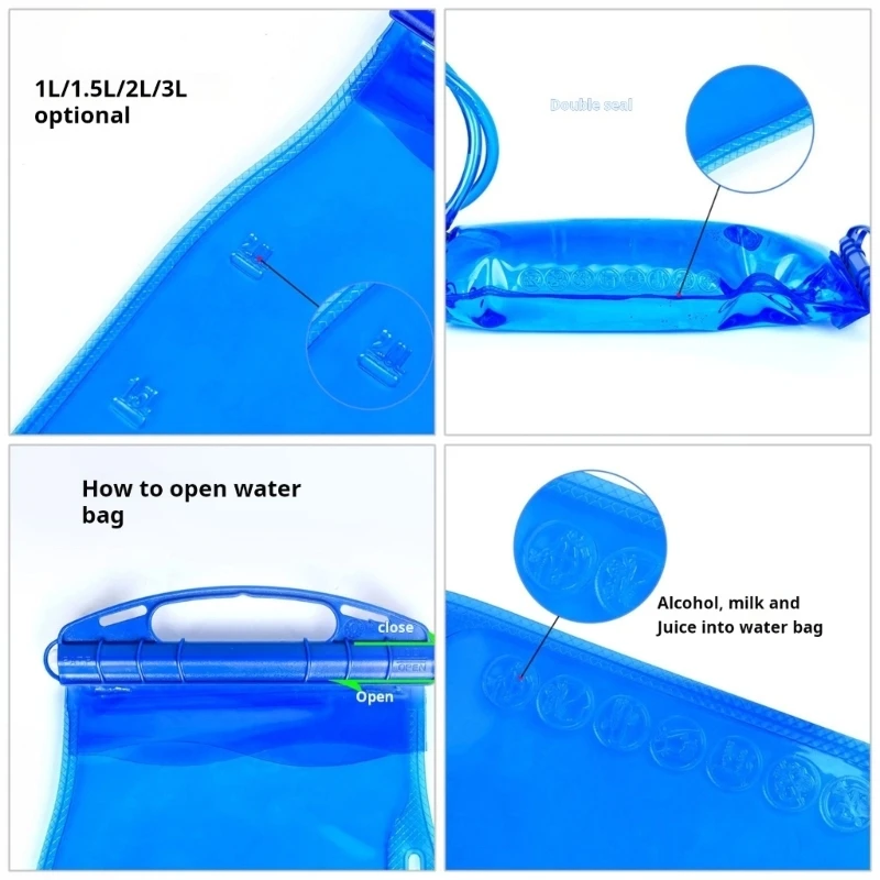 Water Reservoir Folding Water Reservoir Easily Clean Hiking Water Bladder JOME