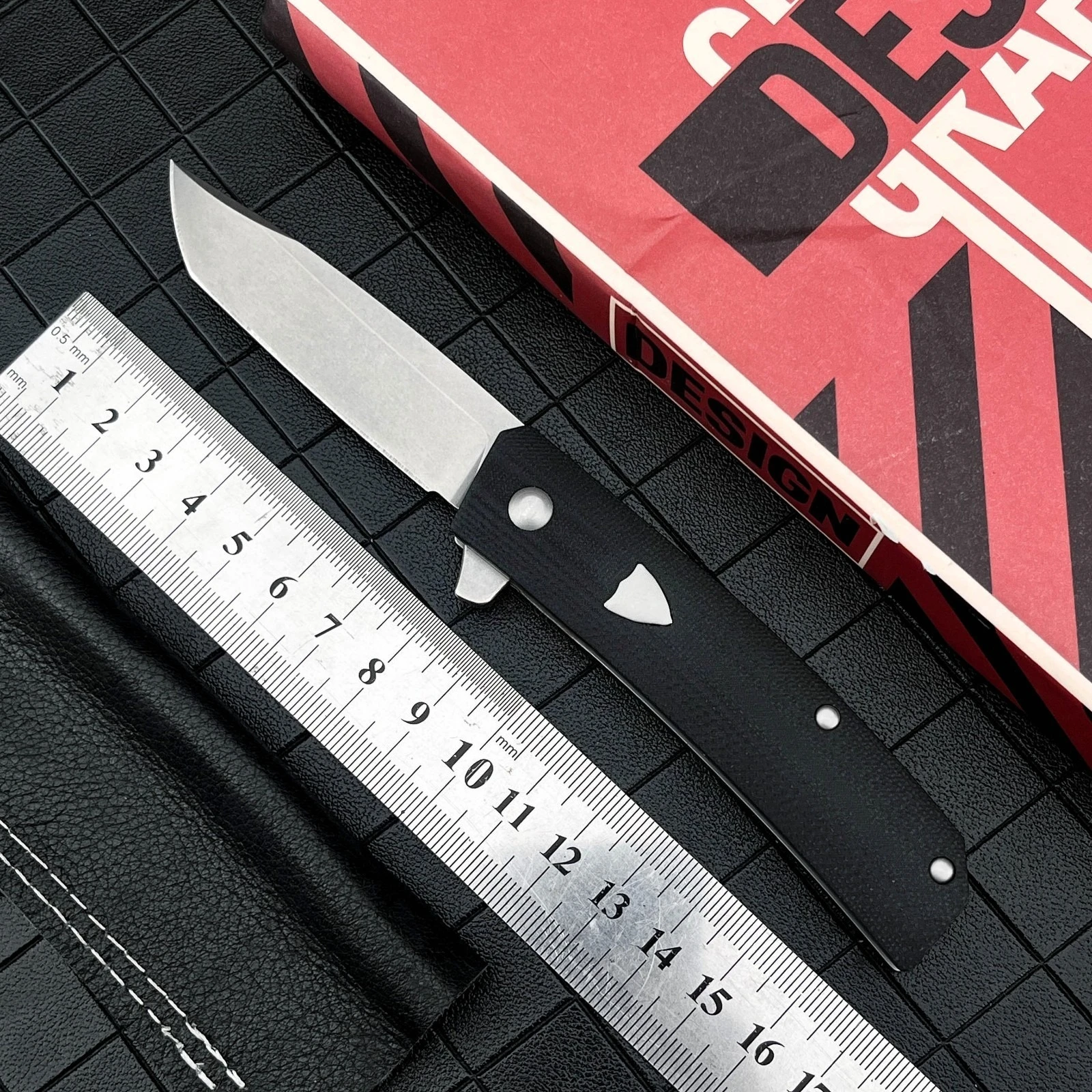 Faca Dobrável de Bolso Modelo 601 Mais Vendida com Lâmina CPM-20CV e Cabo G10, Faca de Selva para Uso Externo, EDC, Caminhada, Ferramenta Compacta
