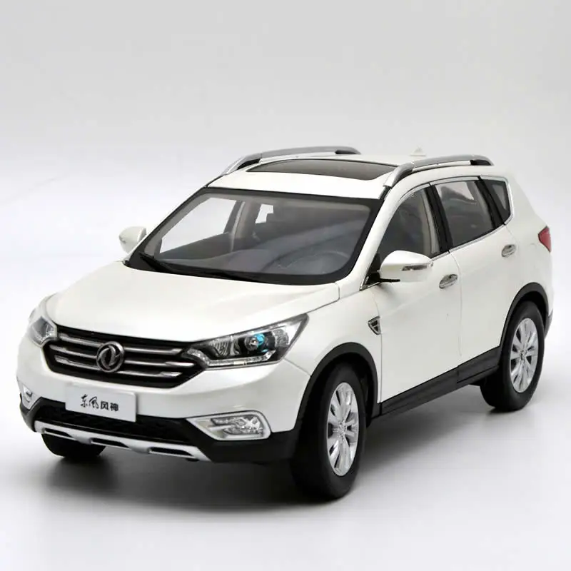 Diecast Metal Car Static Collection Decoration 1:18 Scale Dongfeng Fengshen Ax7 Suv Off-road Vehicle Alloy Car Toy Model Display